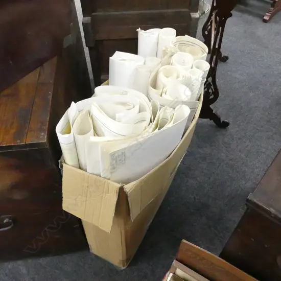 BOX LOT ASST. WORLD MAPS