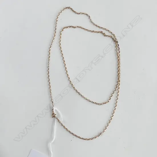 9CT GOLD CHAIN 9.3 GRAMS L.900mm 