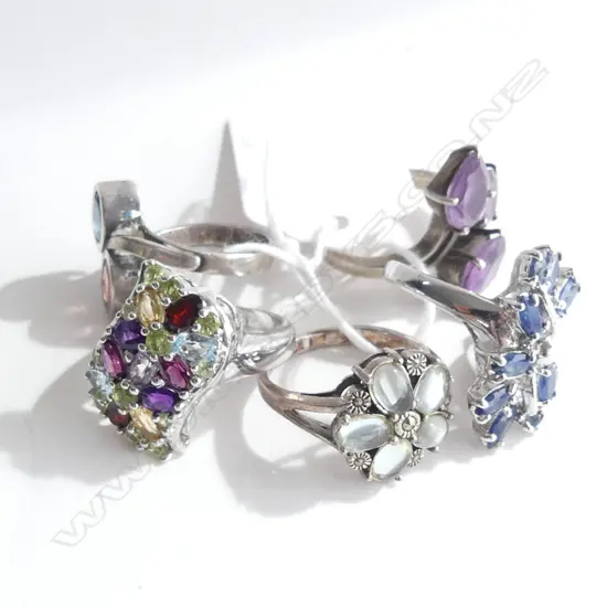 5 STG RINGS 28 GRAMS