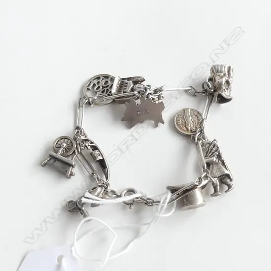 SILVER CHARM BRACELET