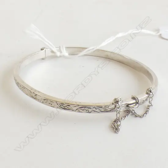SILVER SNAP BRACELET WITH ENGRAVING