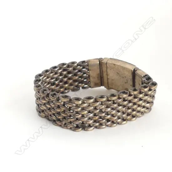 WIDE CHAIN  925 SILVER BRACELET 84.6GMS