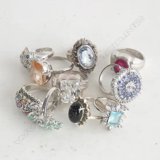 10 STG RINGS 71 GRAMS