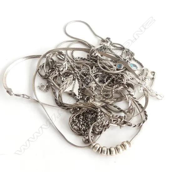 10 STG NECKLACES 52 GRAMS