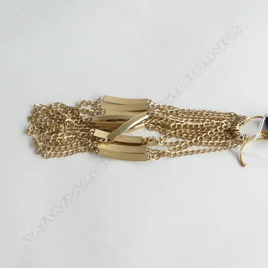 13 1/20 10CT GOLD FILLED  KESTENMADE ID BRACELETS (as new)