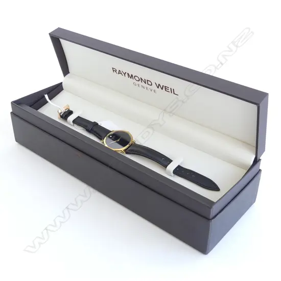 RAYMOND WEIL GP WATCH, CASED & BOXED