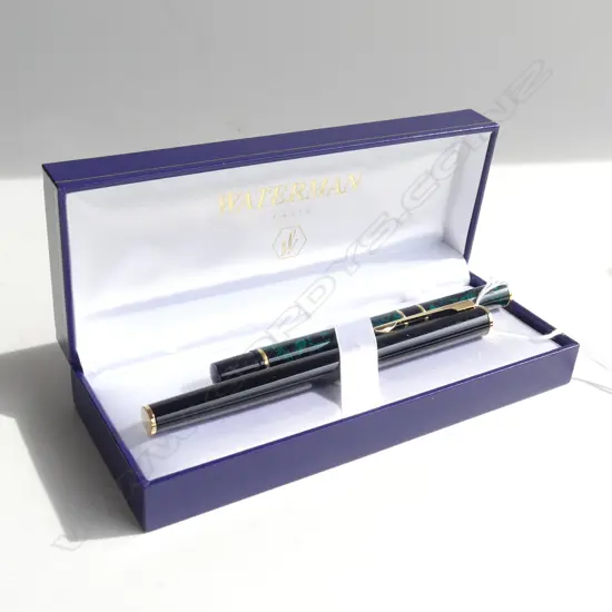 CASED PR WATERMAN'S DESK PENS