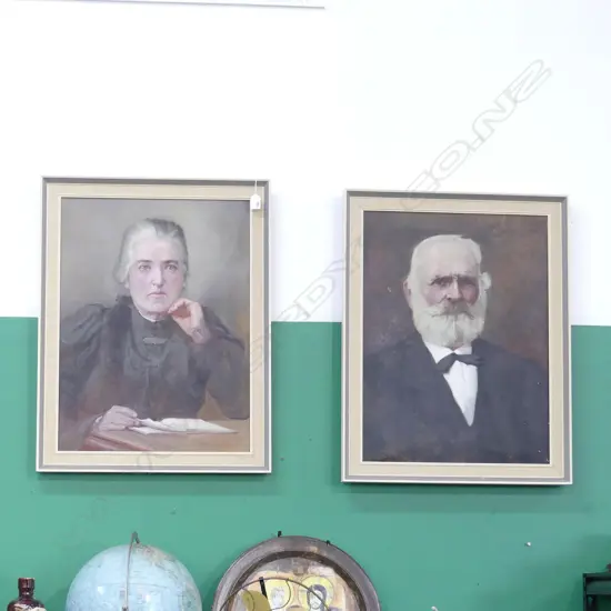 PR C1900 OIL on canvas PORTRAITS UNSIGNED 600 x 445mm