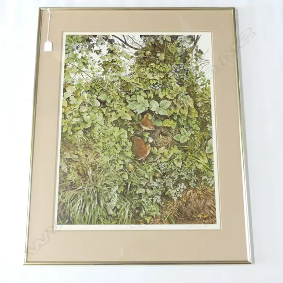 LG RAYMOND CHING, ;SUMMER WRENS' LTD ED PRINT #170/850, SIGNED, 660 x 500mm