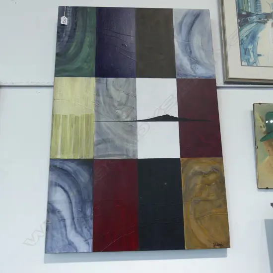 SUE WAUGH 'ICON' ACRYLIC ON CANVAS 915x610mm