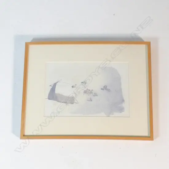 BEN WOOLLCOMBE 'CARRAR QUARRY NTH ITALY' W/C '86 235x360mm