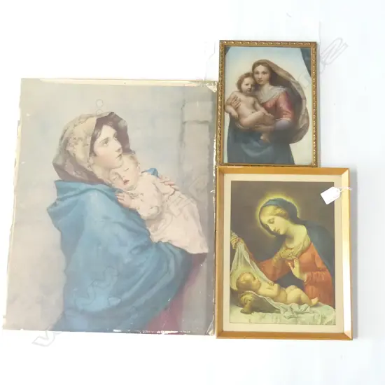 3 RELIGOUS PRINTS: JESUS a.f ETC