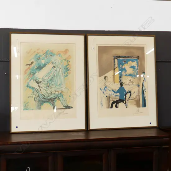 2 LGE PRINTS 580x460mm