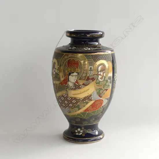 SATSUMA VASE SIGNED TO BASE H 260 MM