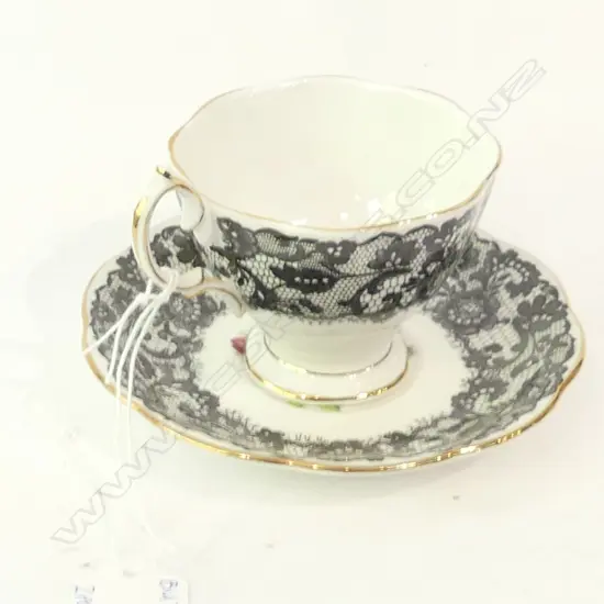 ROYAL ALBERT 'SENORITA' DEMITASSE CUP & SAUCER