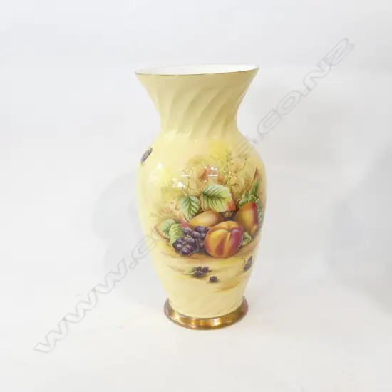 AYNSLEY ORCHARD GOLD VASE H. 230MM