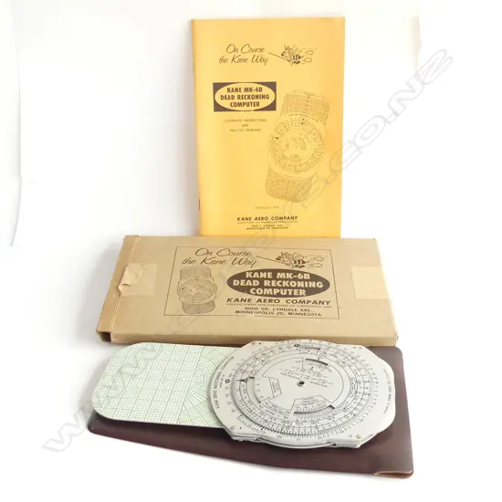 KANE MK-6B DEAD RECKONING COMPUTER IN ORIGINAL BOX L270 MM