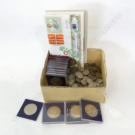 COLLECTION ASST. COINS / COMMEMORATIVE TOKENS ETC