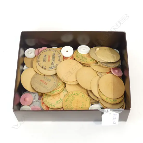 COLLECTION OF EARLY NZ MILK TOKENS