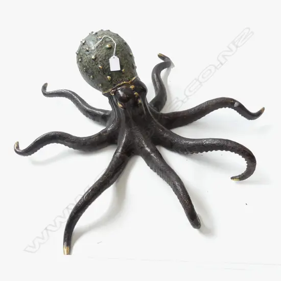BRONZE MEDIUM SIZE OCTOPUS TENTICLES OUTSTRETCHED D.770mm