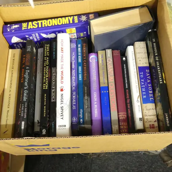 BOX OF ASST BOOKS
