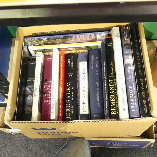 BOX OF ASST BOOKS