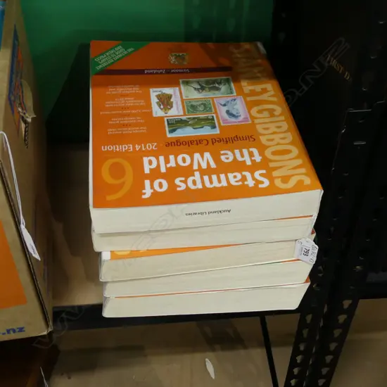 5 STANLEY GIBBONS 2014 EDITIONS 'STAMPS OF THE WORLD' VOL 1,2,3,4 & 6