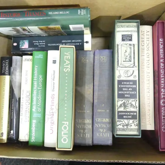 BOX OF ASST BOOKS