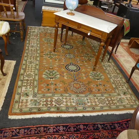 LGE HAND KNOTTED WOOL PILE RUG 2700x1750mm