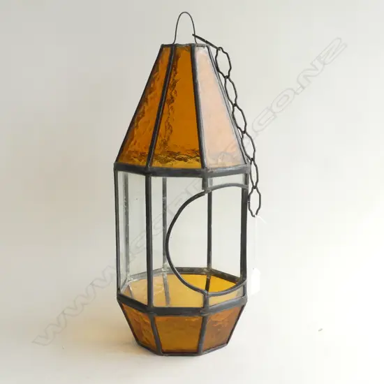 VINTAGE LEAD LIGHT LIGHT HANGING H.420mm