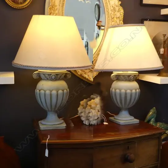 PR BLUE URN LAMPS H.590mm