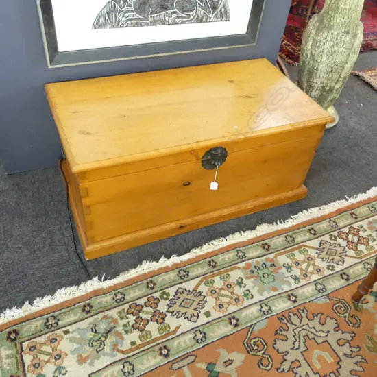 WOODEN TRUNK, 930 x 490 x 420mm