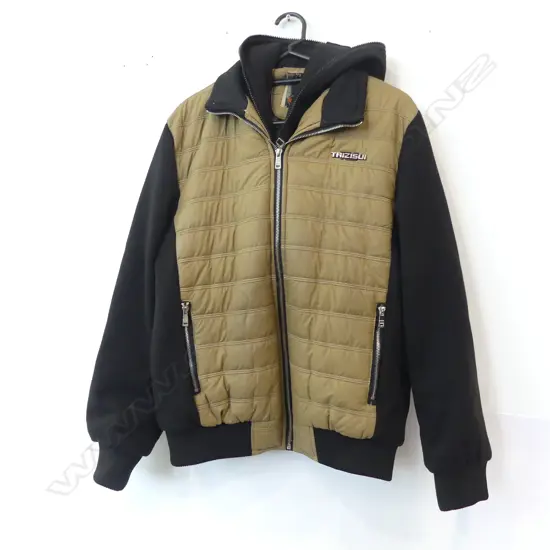 Y.M.X.WANG TAIZISUI 2 LAYER QUILTED HOODED JACKET CHINESE XL