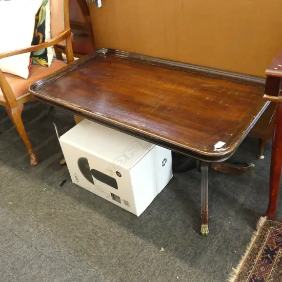 DOUBLE PEDESTAL COFFEE TABLE 1010x555x470mm