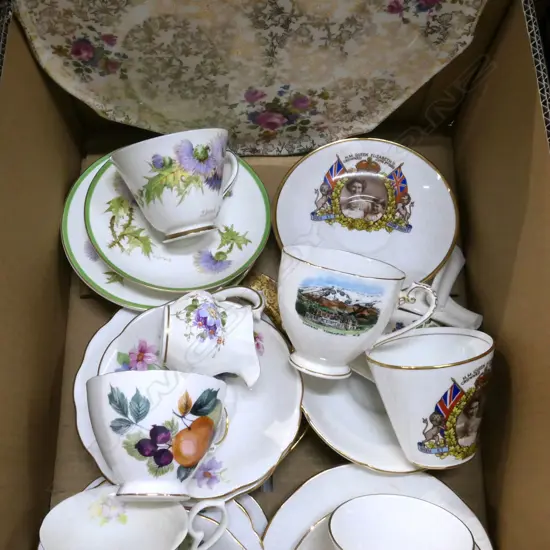 BOX ASST CHINA, TRIOS, PLATE ETC..