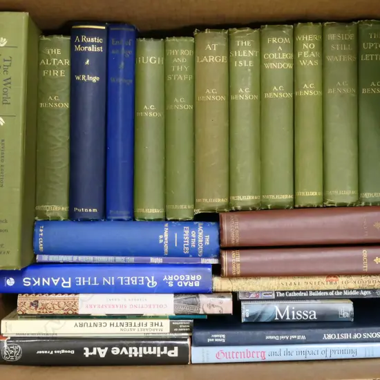 BOX OF ASST BOOKS
