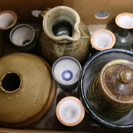 BOX LOT STUDIO POTTERY