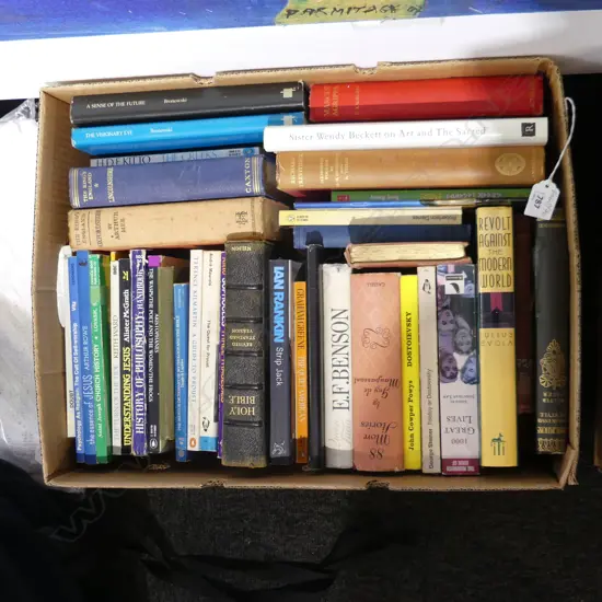 BOX OF ASST BOOKS