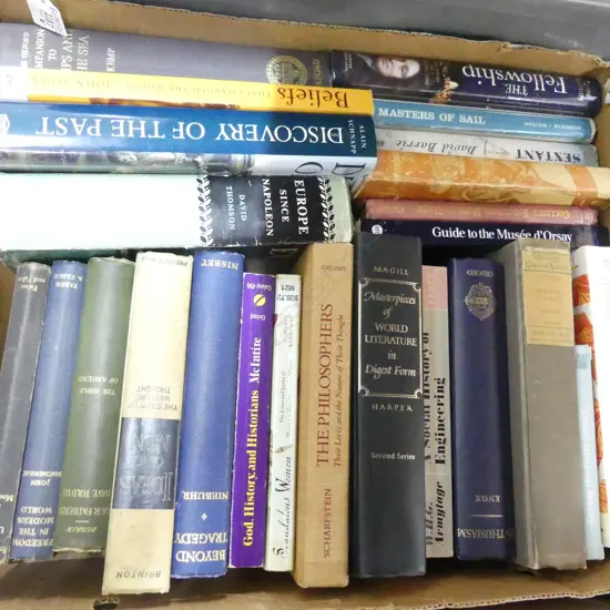 BOX OF ASST BOOKS