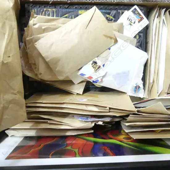 BOX LOT PRINT, EGYPTIAN PHOTO ALBUM C.1940, ROYAL MEMORABILIA, STAMPS ETC