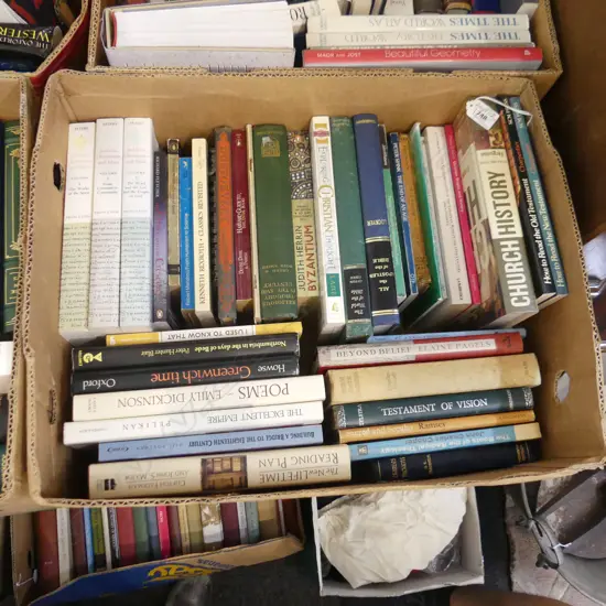 BOX OF ASST BOOKS