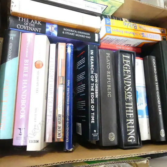 BOX OF ASST BOOKS