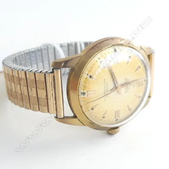 LIBRA AUTOMATIC 25 JEWEL FIXOFLEX MENS WATCH - WORKING