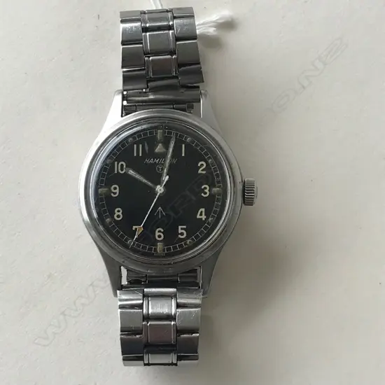 VINTAGE HAMILTON WATCH -BRITISH MILITARY RAF ISSUE - 6B-9101000-H 0963 - Mk.XI , AF....