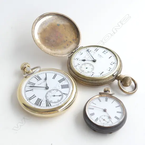 3 OLD POCKET WATCHES