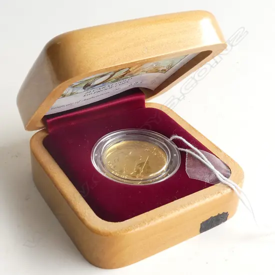 ½oz PURE GOLD .9999 PROOF COIN, 1997, NZ$10, 'BONANZA GOLD'. LTD ED 597/650