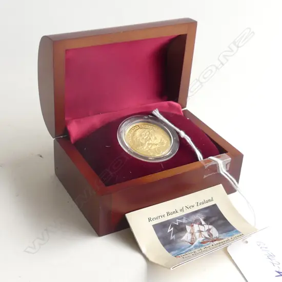 ½oz PURE GOLD PROOF COIN, 1996, NZ$10, 'SINKING OF THE GENERAL GRANT' 