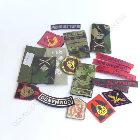 BAG ASST OLD CLOTH BADGES