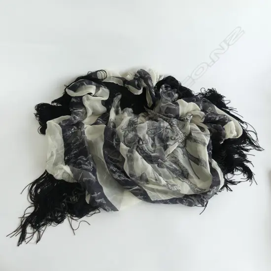 JEAN PAUL GAULTIER 'COPIRATE' SHAWL 1300 x 750mm