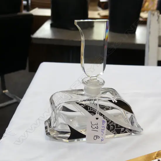 CUT GLASS SCENT BOTTLE